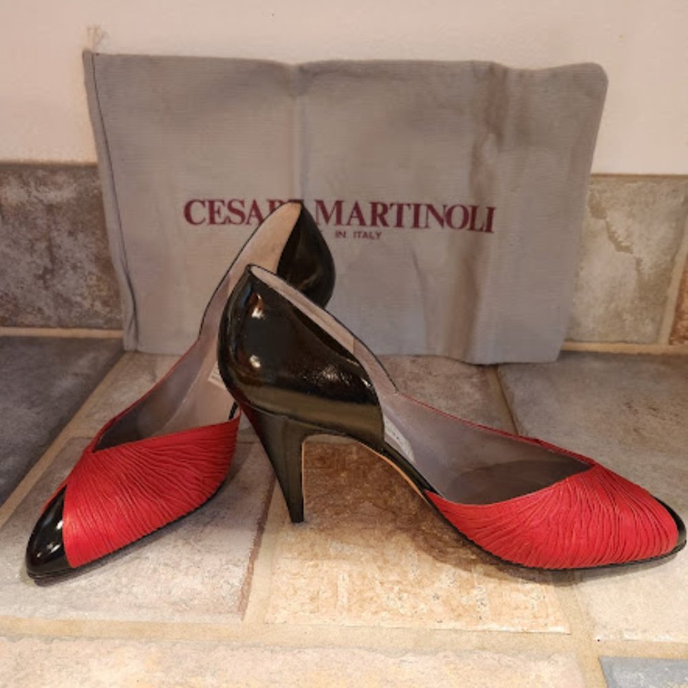 Vintage Cesare Martinoli Heels Never Worn Size 10 - Picture 2 of 3